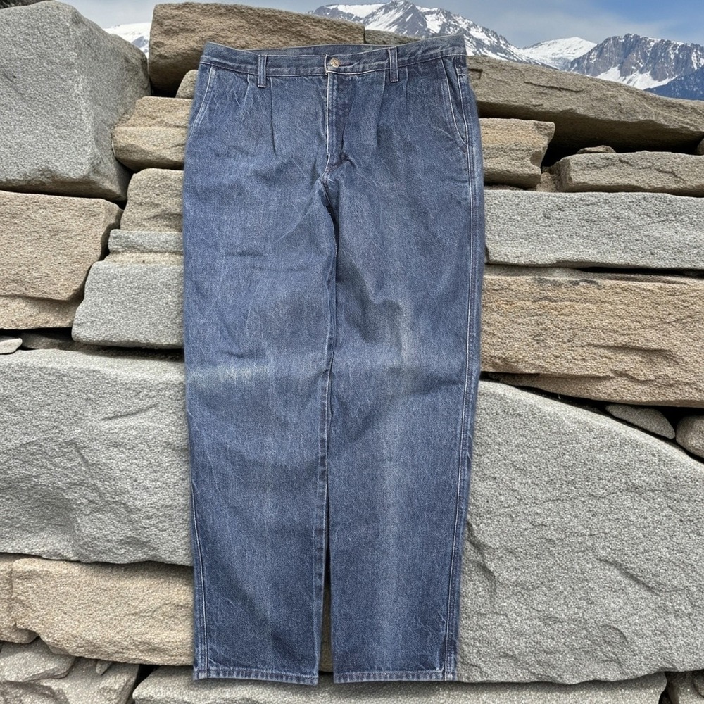 Vintage Rocky Mountain High Waist Western‎ Jeans USA Paper Tag 35x32